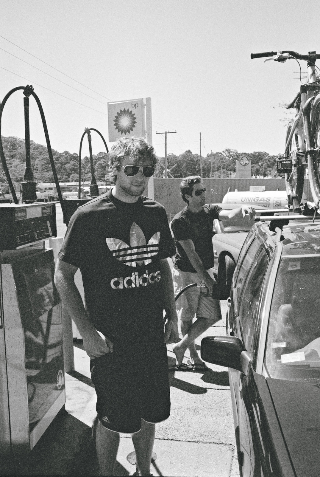 Gas stop on our way to Sydney