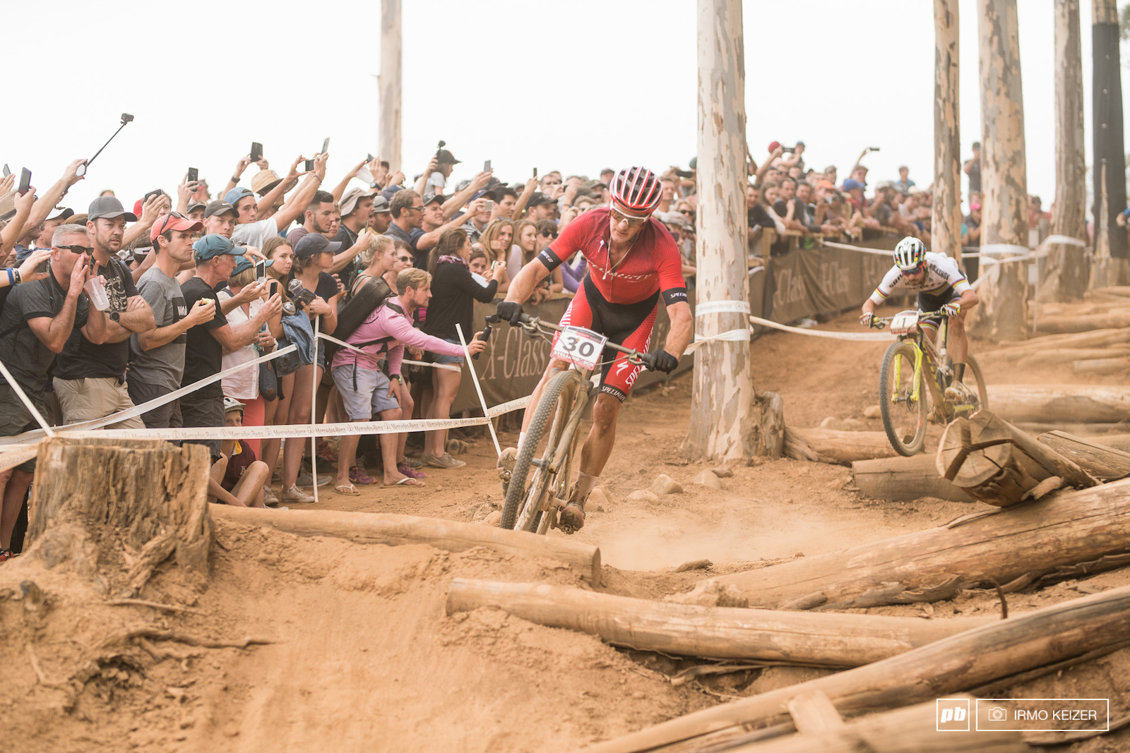 Nino Schurter saw Sam Gaze take the lead time and time again.