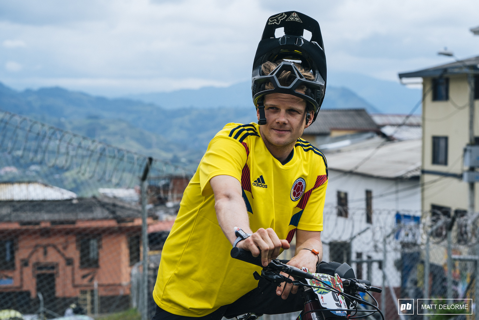 Mark Scott took 8th for the weekend. He got massive cheers on the urban stage in his Colombia soccer jersey.