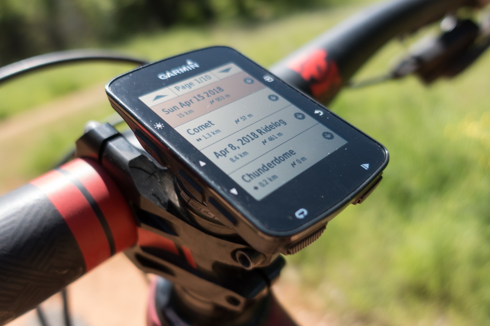 Trailforks now available on the Garmin Edge devices ( 520,820,100,1030) including the new 520+