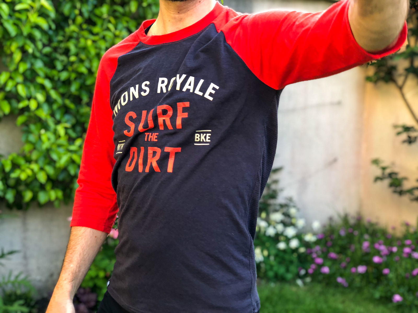 Mons Royale Redwood 3/4 Raglan T-Shirt. Photo: Alex Evans