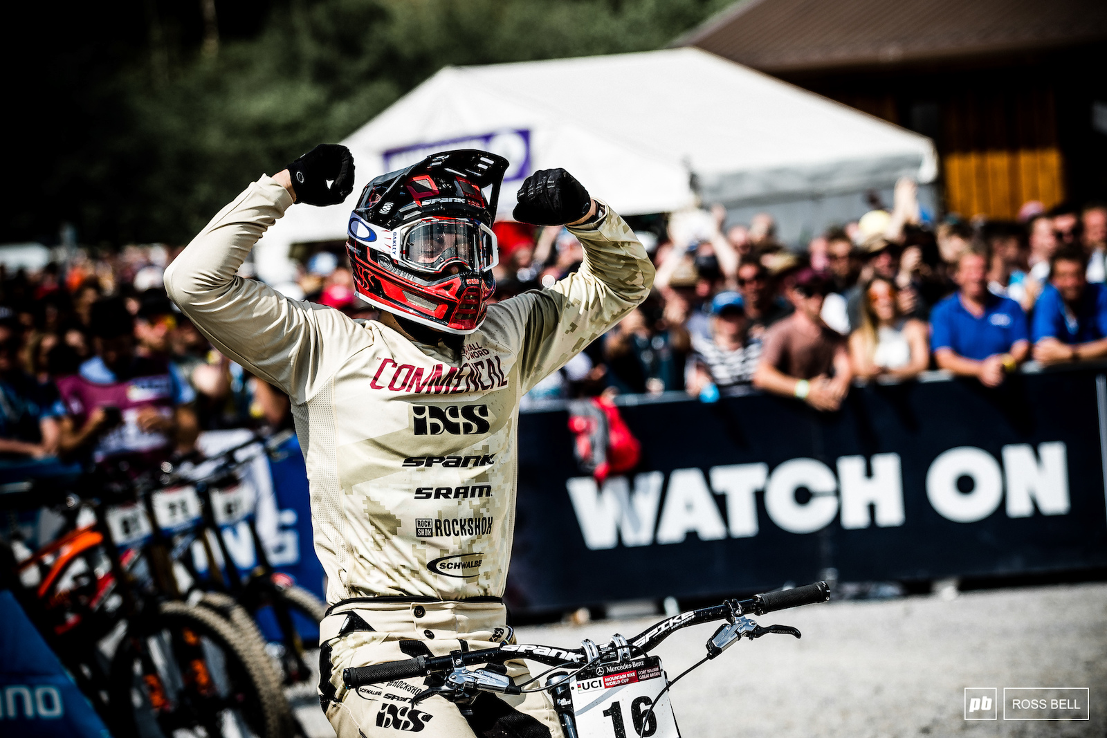 Sheer elation. It all came together for Pierron today.