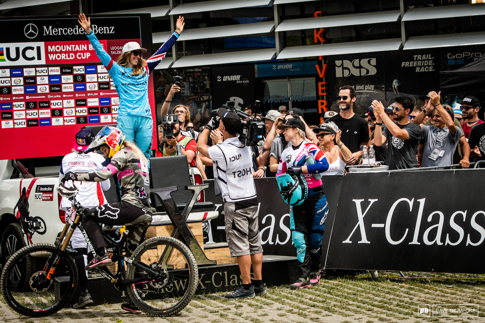 A long time coming. Rachel Atherton gets her revenge after rough one last week in Fort William and takes the win here in Leogang.