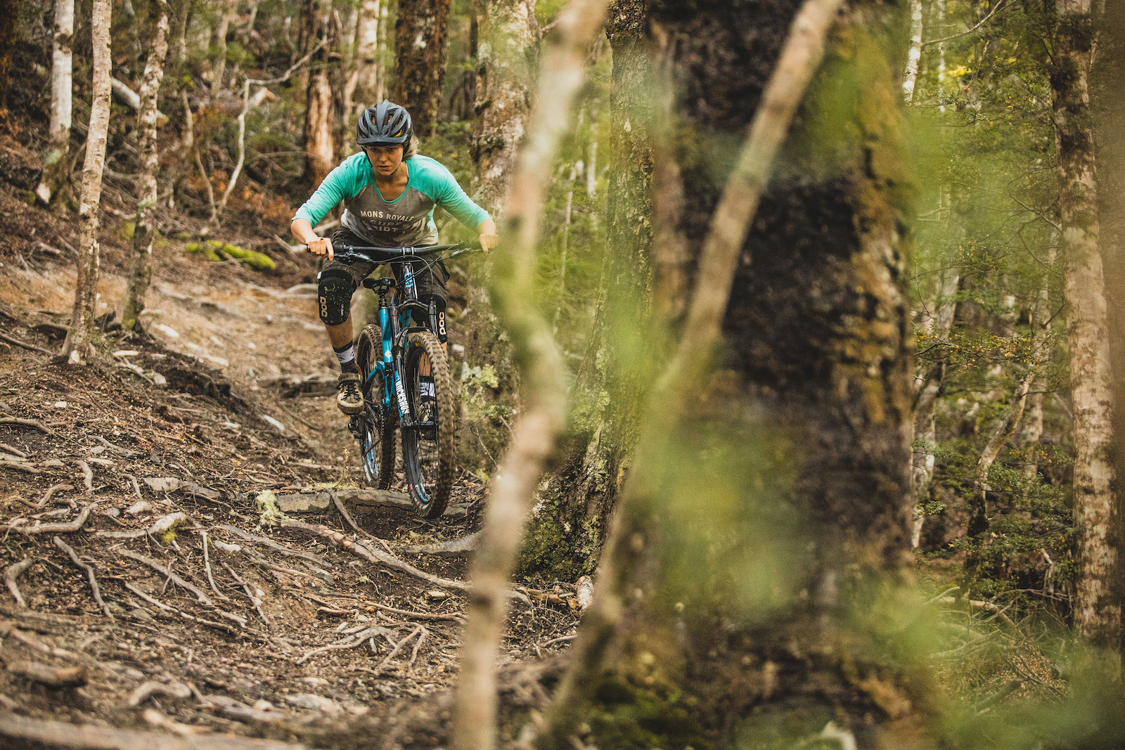 Charlotte Jane Frost rides the Hei Hei Trail