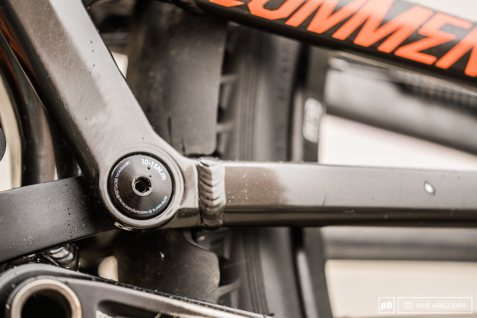 Commencal Supreme DH 29 Review - Details on bearing cap