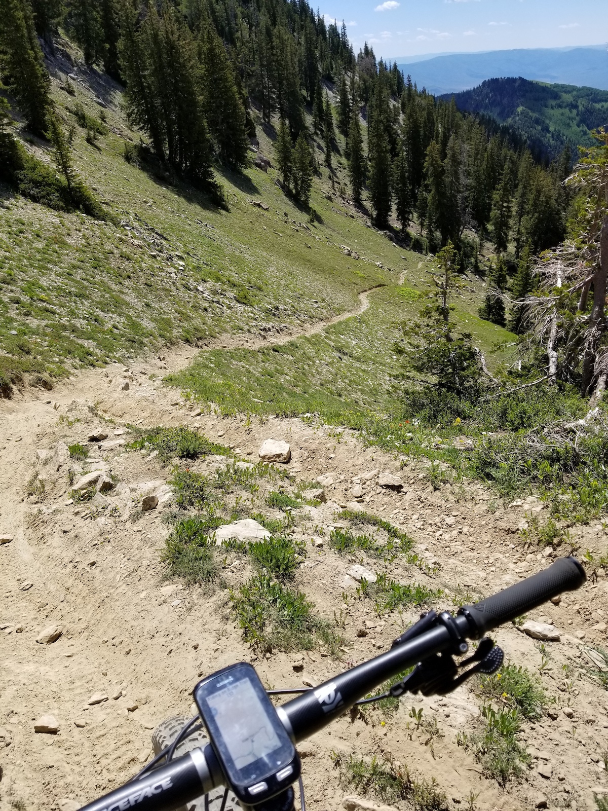 In the beggining from the GWT sign its really steep