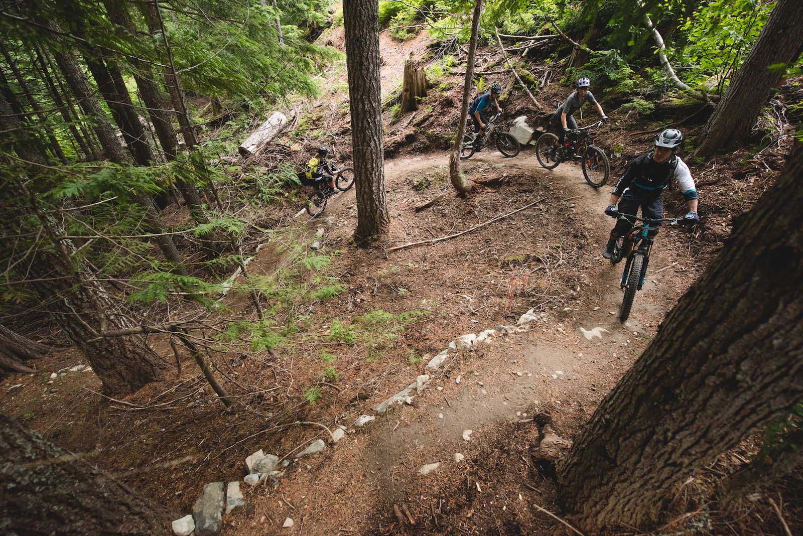 No whistler trail ride is without its climbs