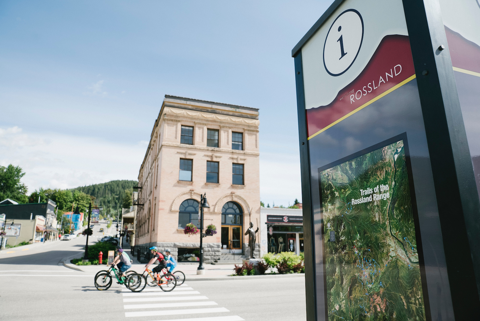 Finding trails in Rossland is as easy and grabbing your bike and go 
