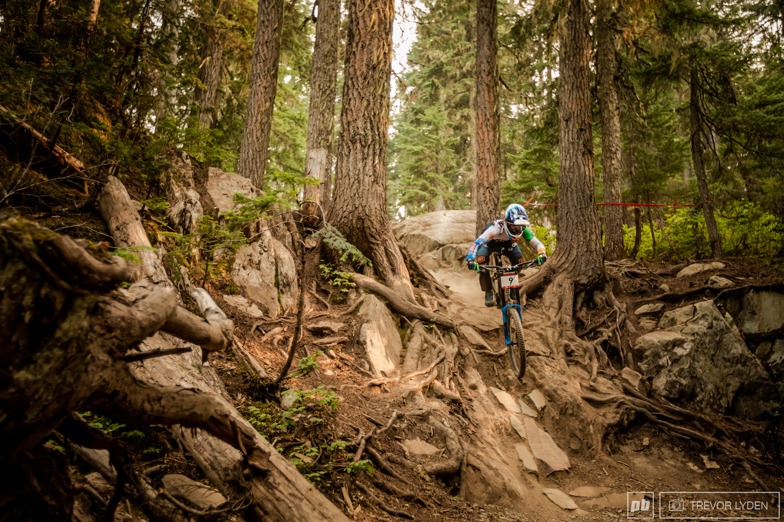 Garbanzo DH Photo Epic Colossus Crankworx Whistler 2018 Pinkbike