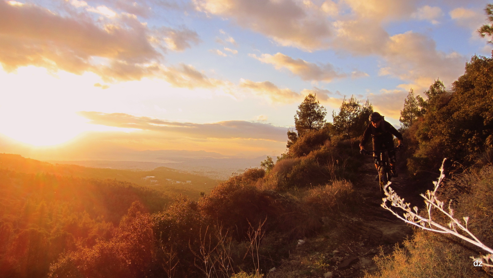 Golden hour riding in Athens