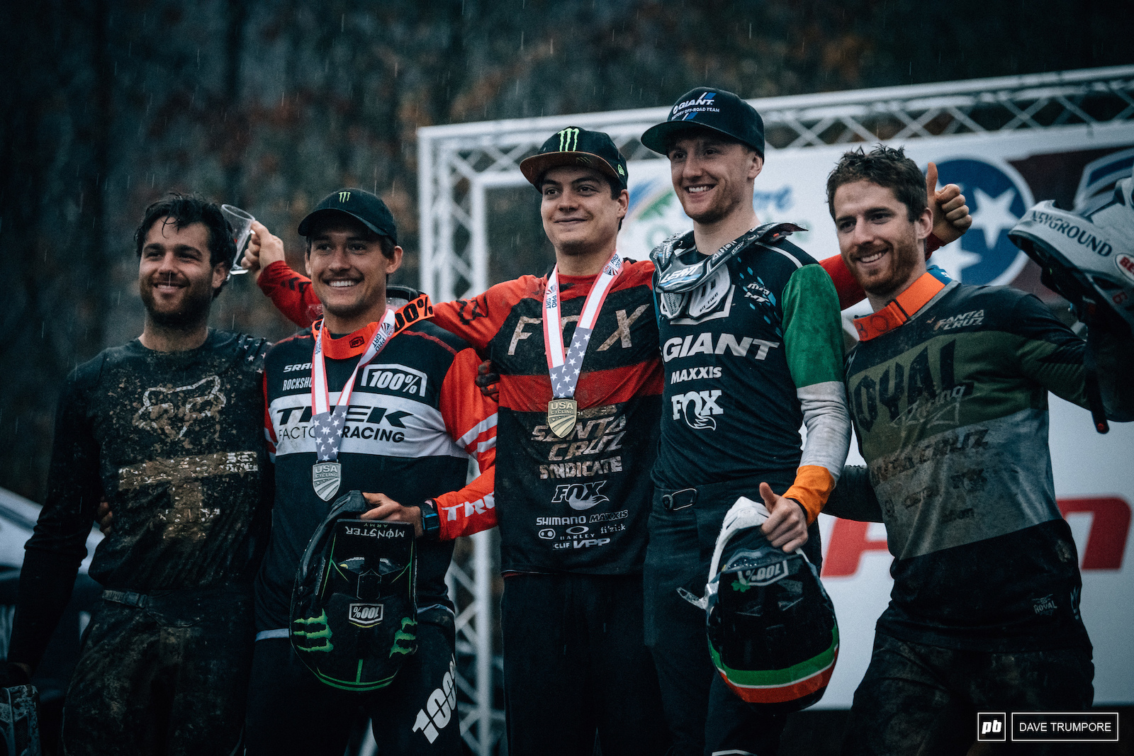 the top 5 men at the opening round of the 2019 Pro GRT series.