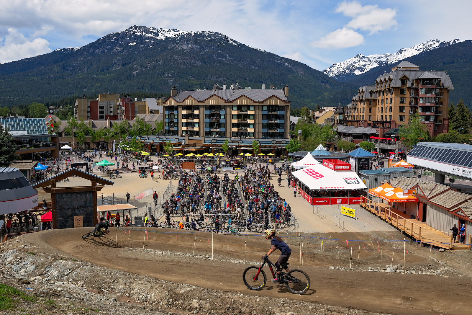 Photo Epic A Tale of Two Seasons Whistler Bike Park Opening Day 2019