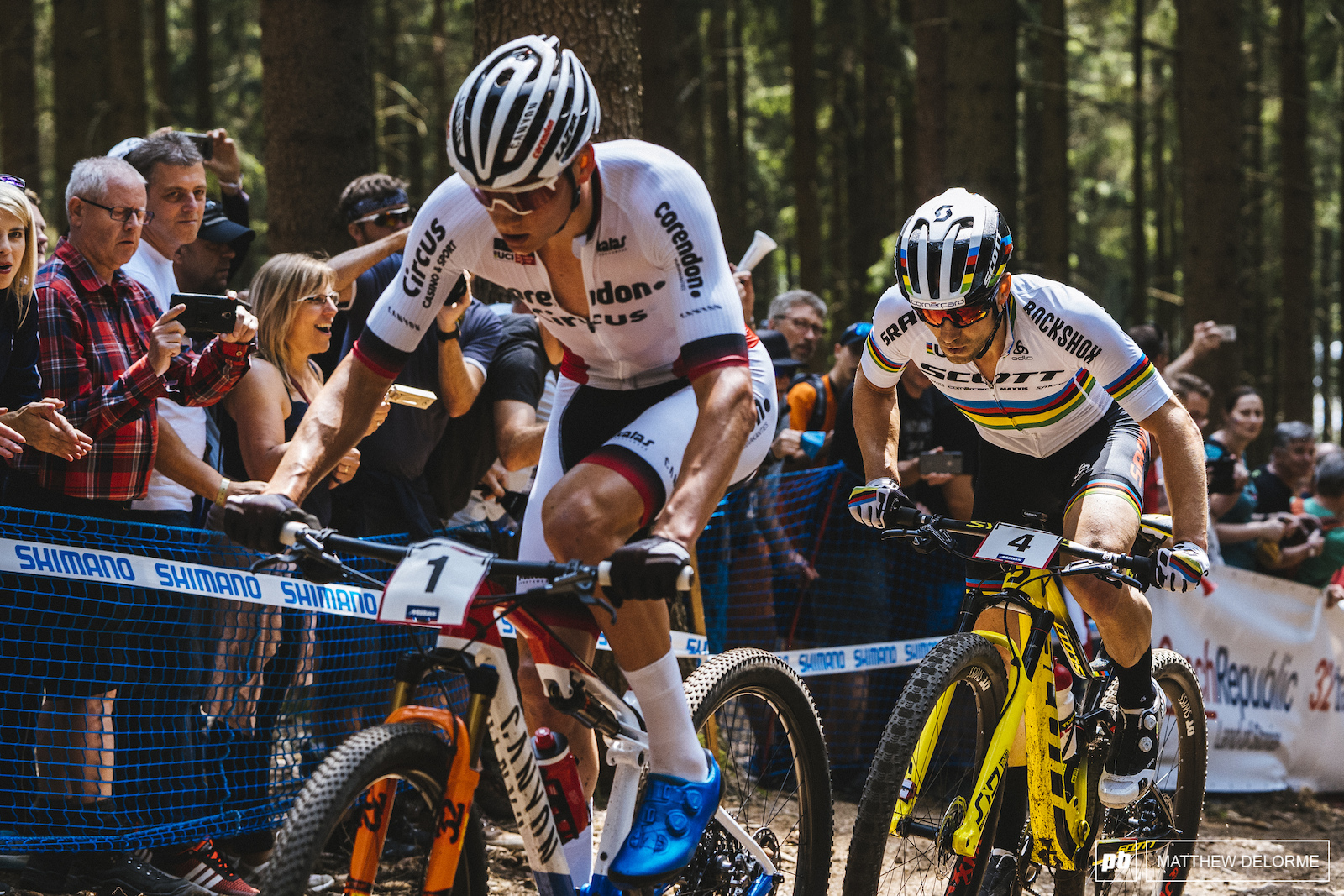 The back and forth between Schurter and MVDP was one for the books.