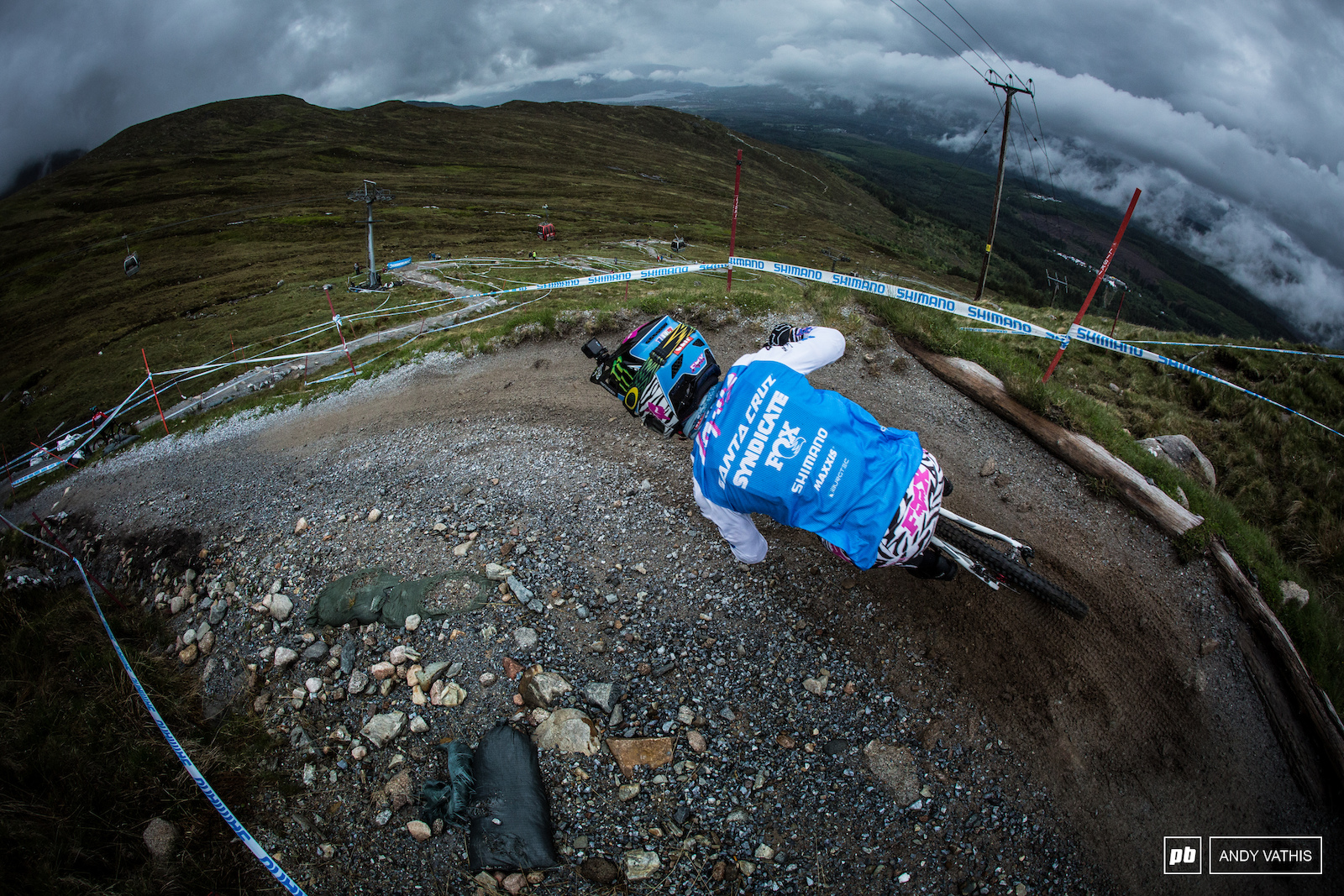 Loris Vergier showed us  very well today that he's got the pace to rough here in Scotland no matter the conditions.