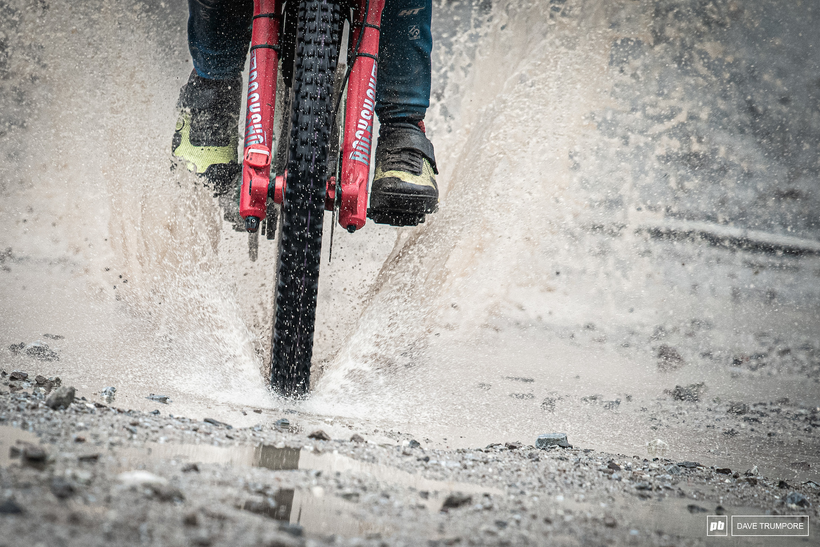 Rain all night and on and off all day meant the track in Fort William was wet and wild once again today.