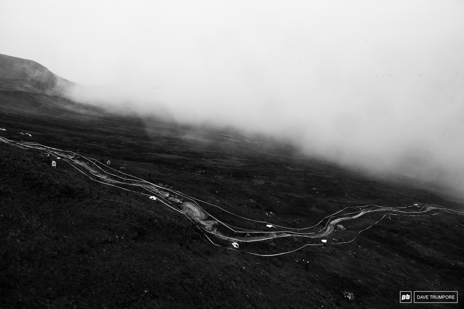 Classic conditions for a day of racing on a classic track