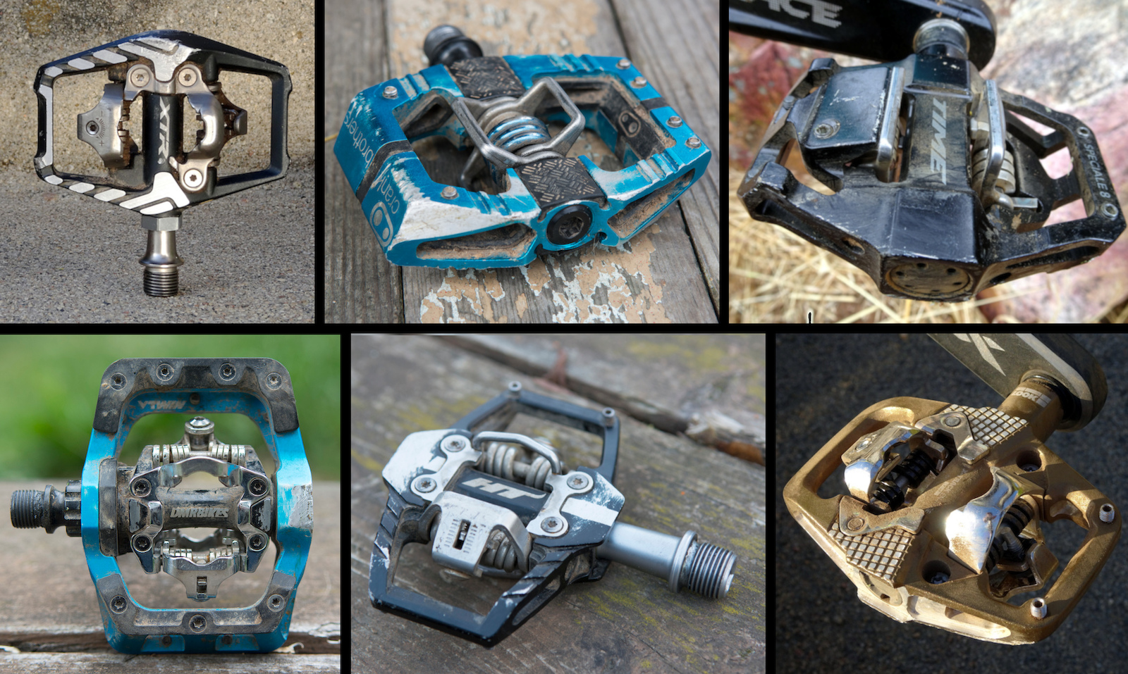 Composite image for Ridden and Rated trail pedals