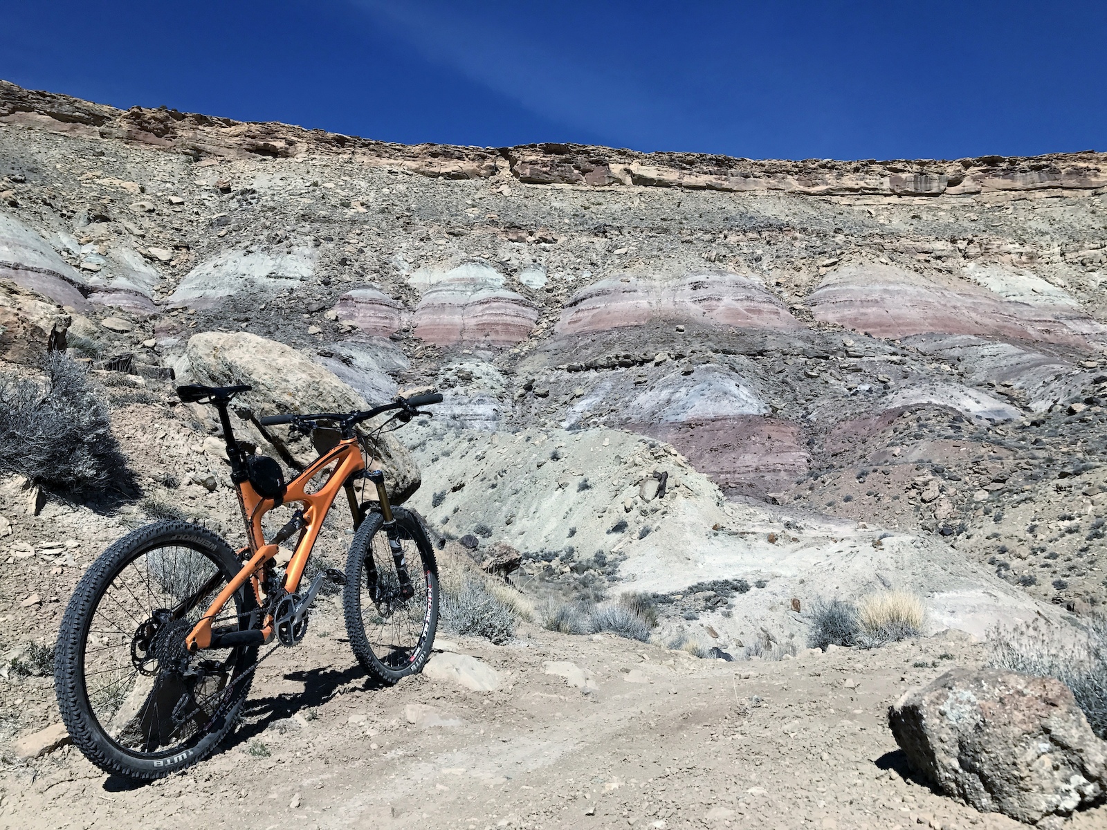 below the cliffs on Lion's Loop