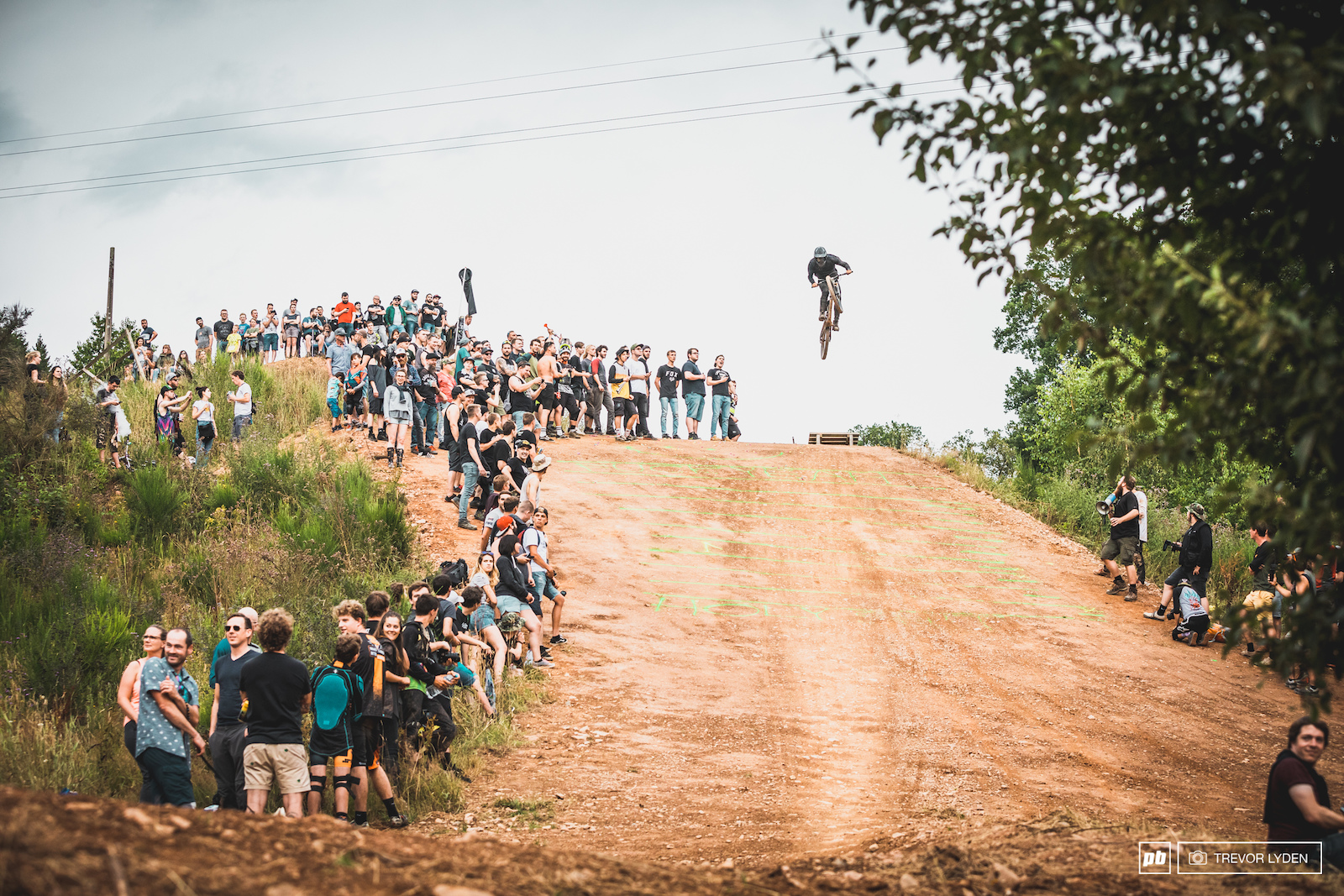 The long jump contest was not small.