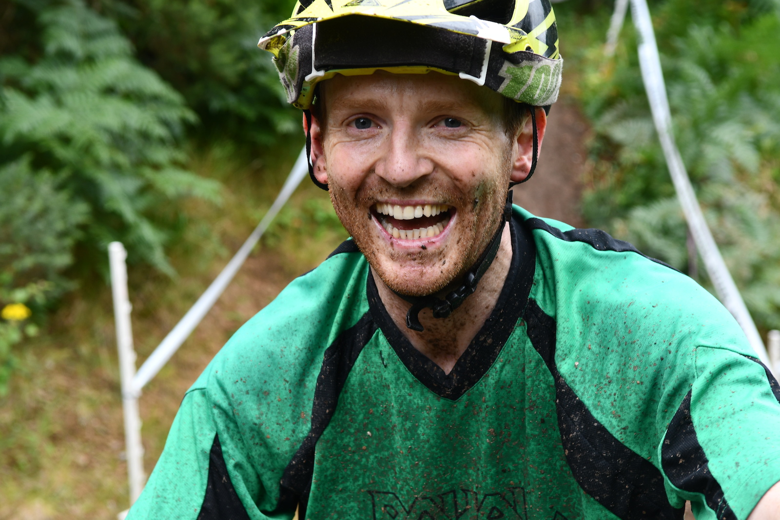 Nothing better than a big smile after a good muddy trail