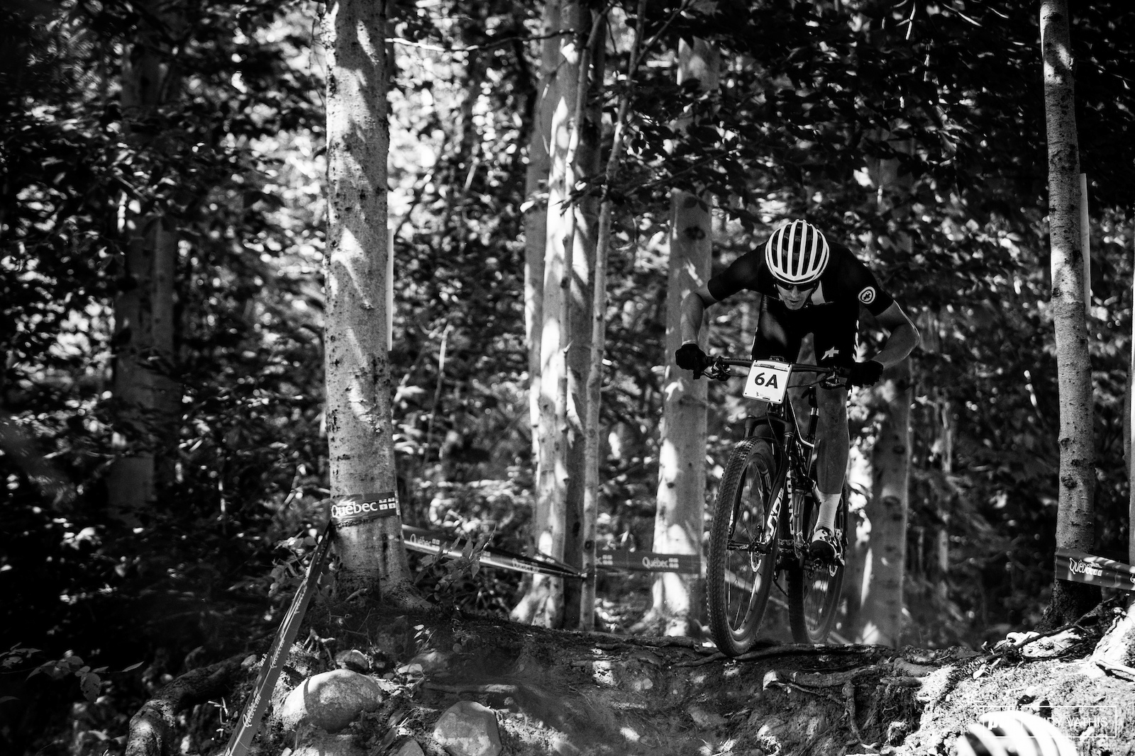 Christopher Blevins put in work for the U.S. in the first lap.