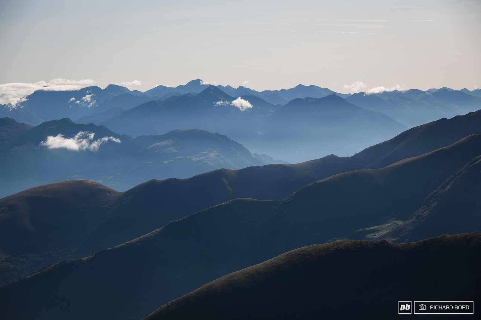 The Pyrenees mountains.
