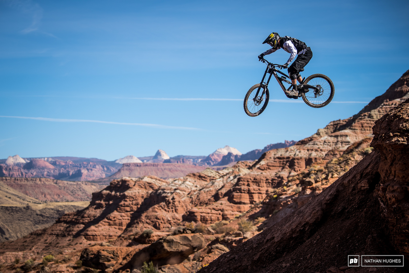 The most chilled rider on the hill Kurt Sorge was counter-intuitively one of the first riders to get wheels off the ground for Rampage 2019.