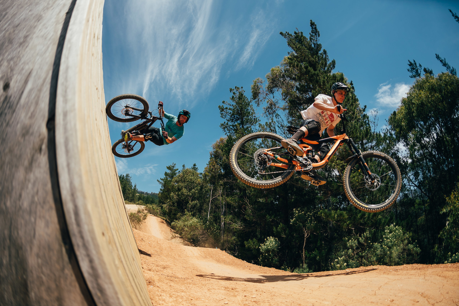 Josh and Lenny get creative with the wallride on Hero