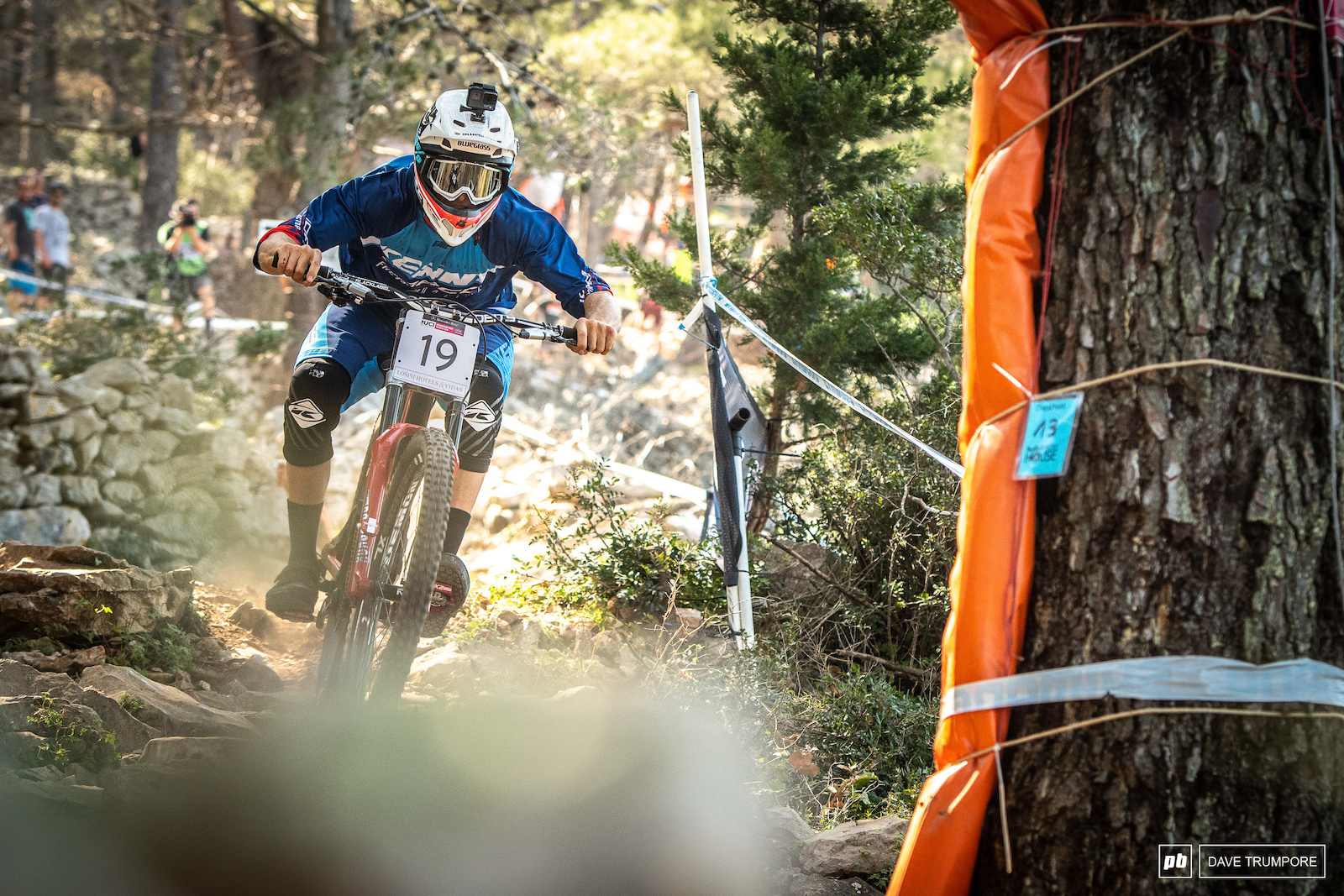 Sam Blenkinsop crushing rocks