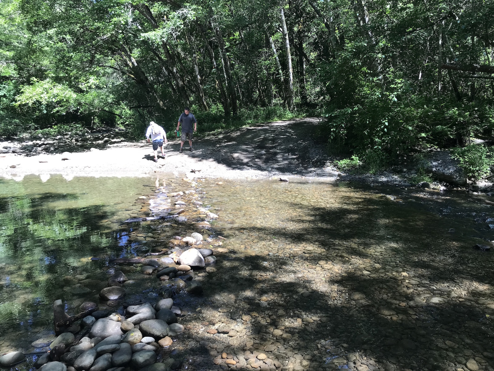 There were 3 portage creek crossings like this in May 2020.
