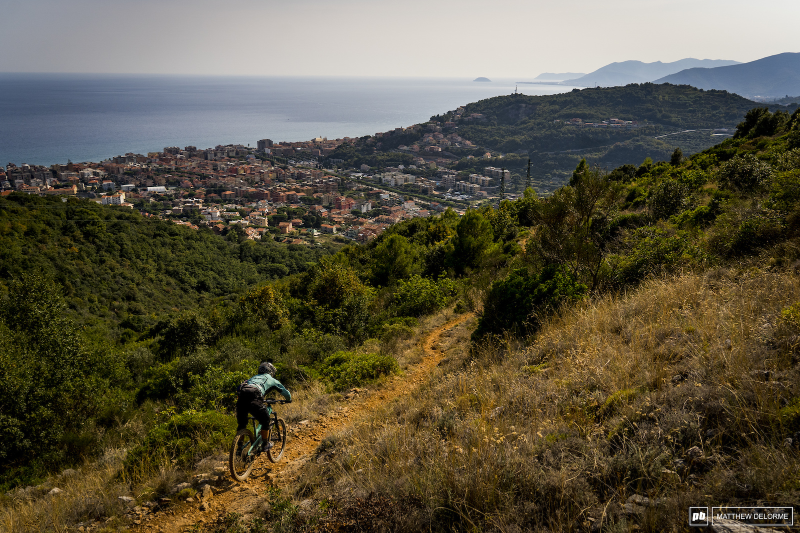 The final stage to the sea. Stage five is kind of the classic Ligurian loose rocky affair.