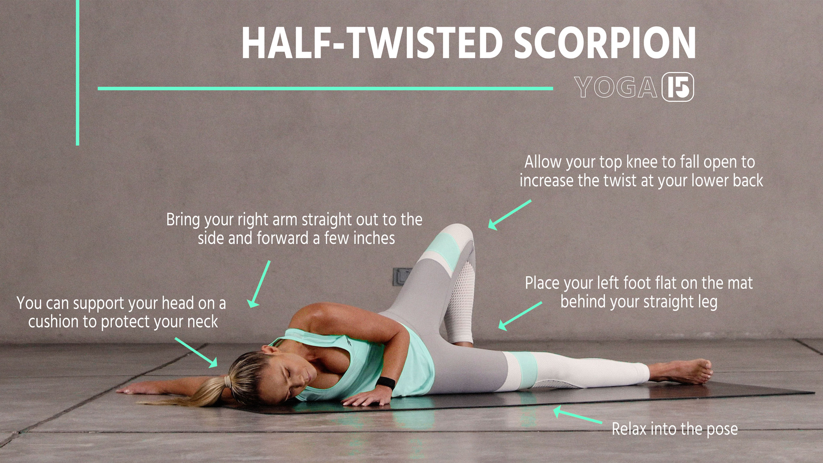 Yoga 15 Half-Twisted Scorpion
