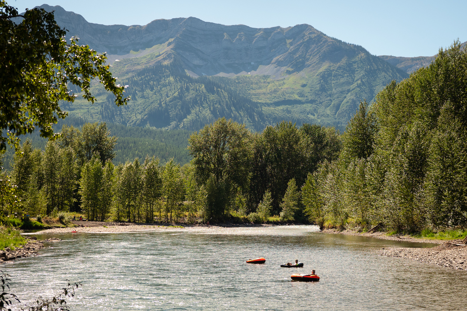 Lazy afternoon float down the Elk River