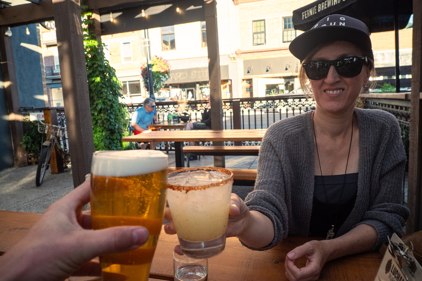 Happy hour at the Luchadora Burrito Co.