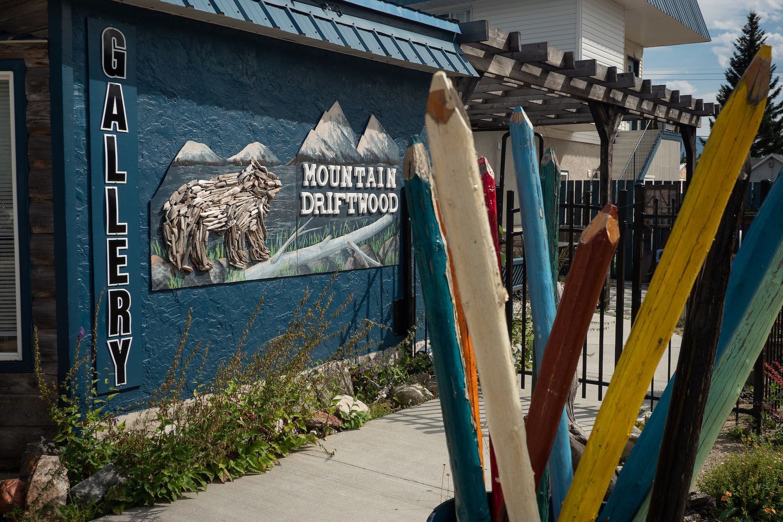 Lots of cool shops to check out exploring the main strip in Valemount