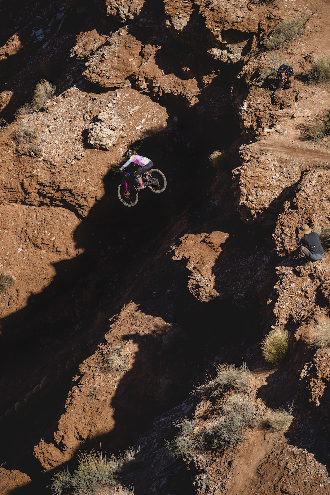 Chelsea Kimball hits her drop at Red Bull Formation in Virgin, Utah, USA on 31 May, 2021