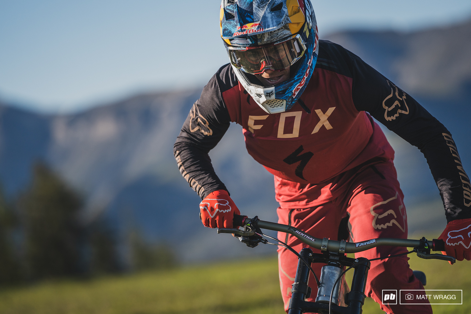 Loic Bruni in Valberg for French Lines. Valberg France Photo by Matt Wragg