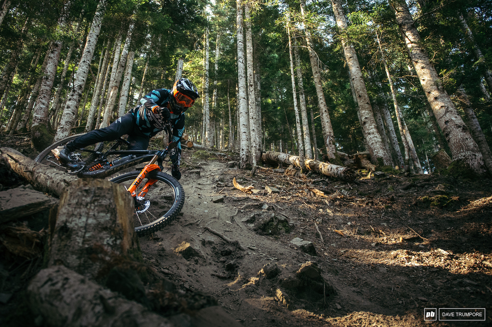 Steep and loose in the Loudenvielle woods
