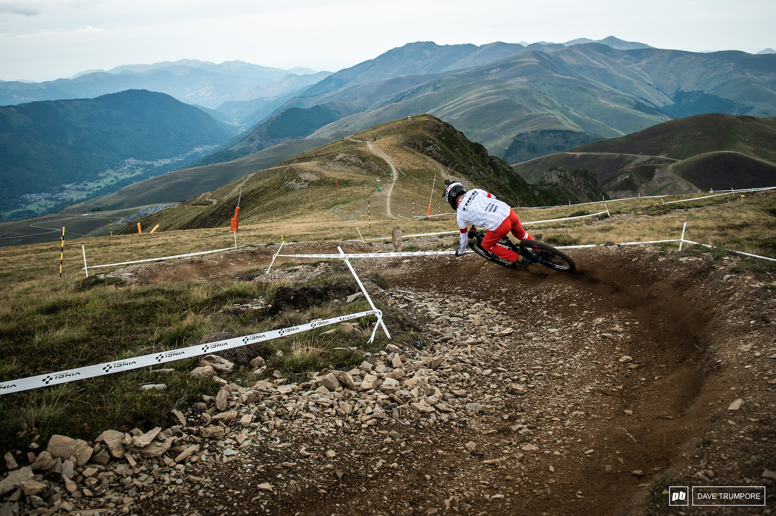 Florian Nicolai on top of Stage 1