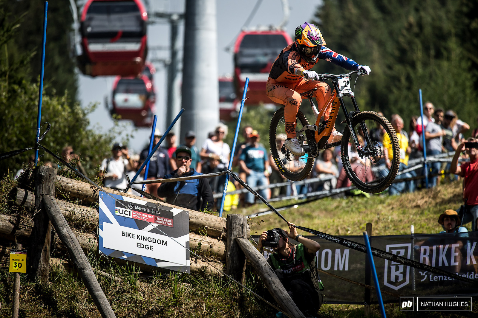 Troy Brosnan really hardly ever crashes. The fact that he did today probably shows how sketchy the mid-pack qualifiers had it after the short down-pour.