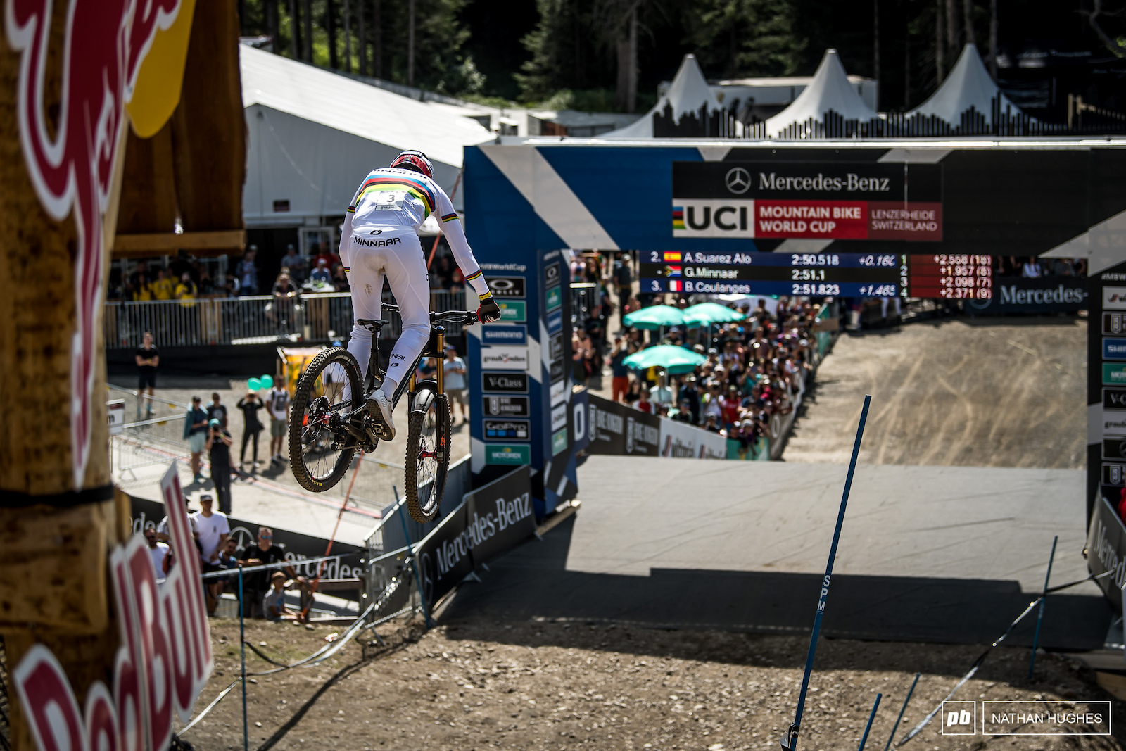Greg Minnaar couldn t piece this one together but rest assured he ll want to finish on a high out in Snowshoe.