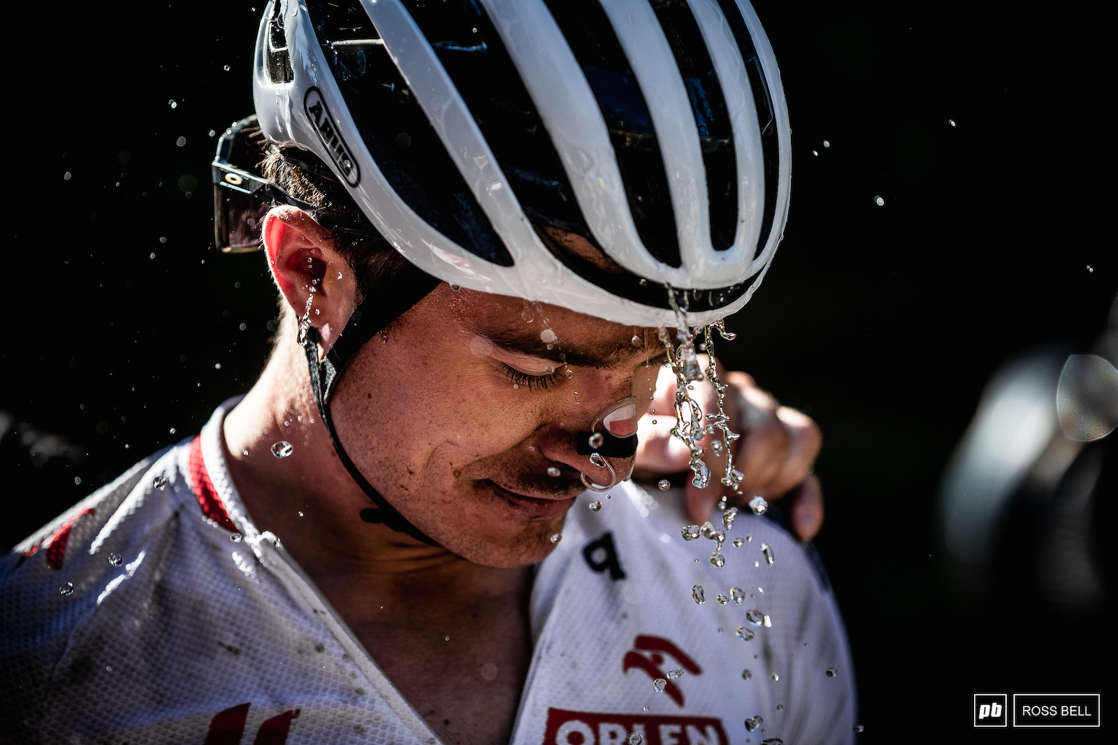 Bartlomiej Wawak cools down after his red hot ride into 7th place.
