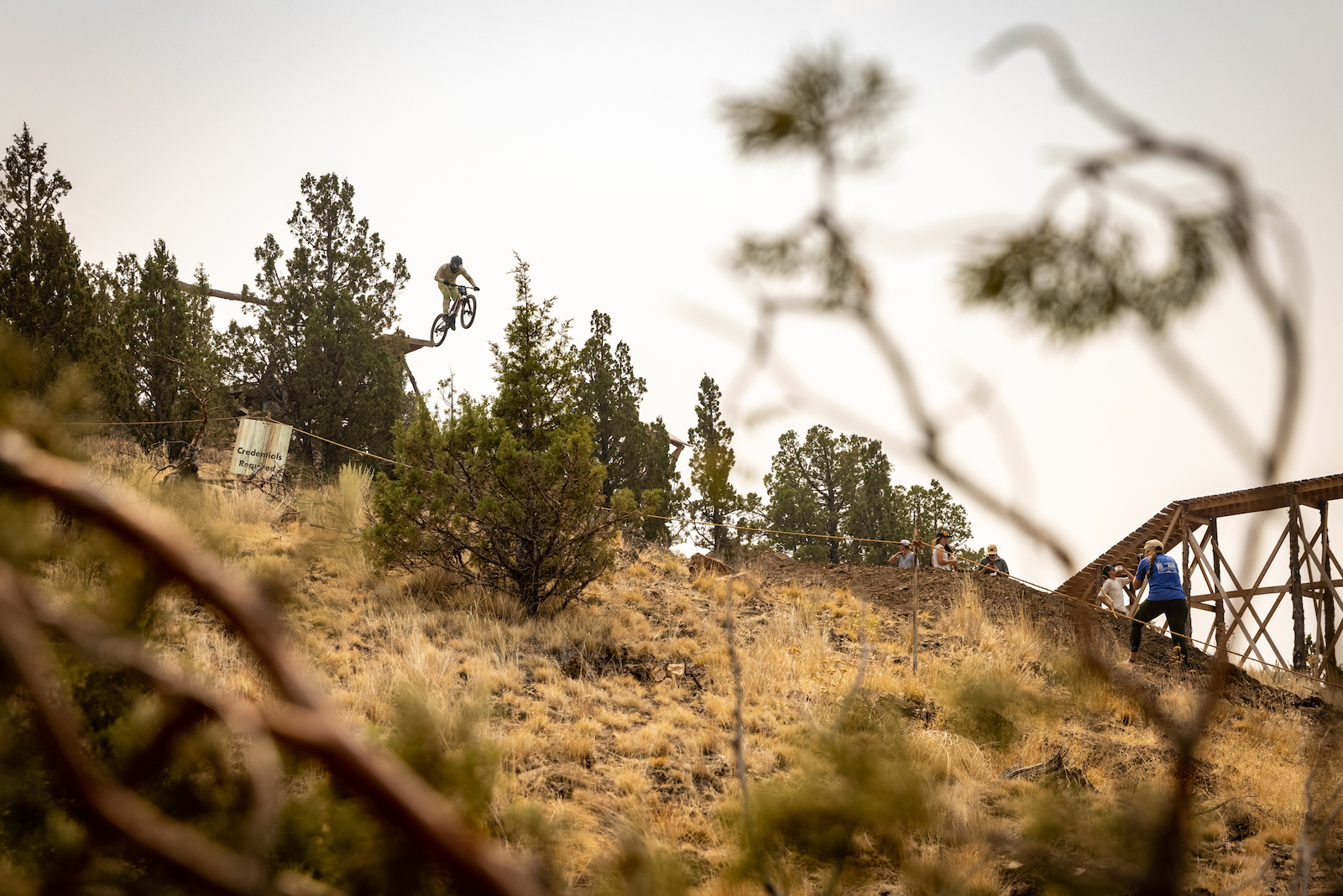 Dylan Stark had a different approach to his first practice run through the course today If I look at it it ll scare me I m just gonna hit it. And he sure did. Stark is a madman.