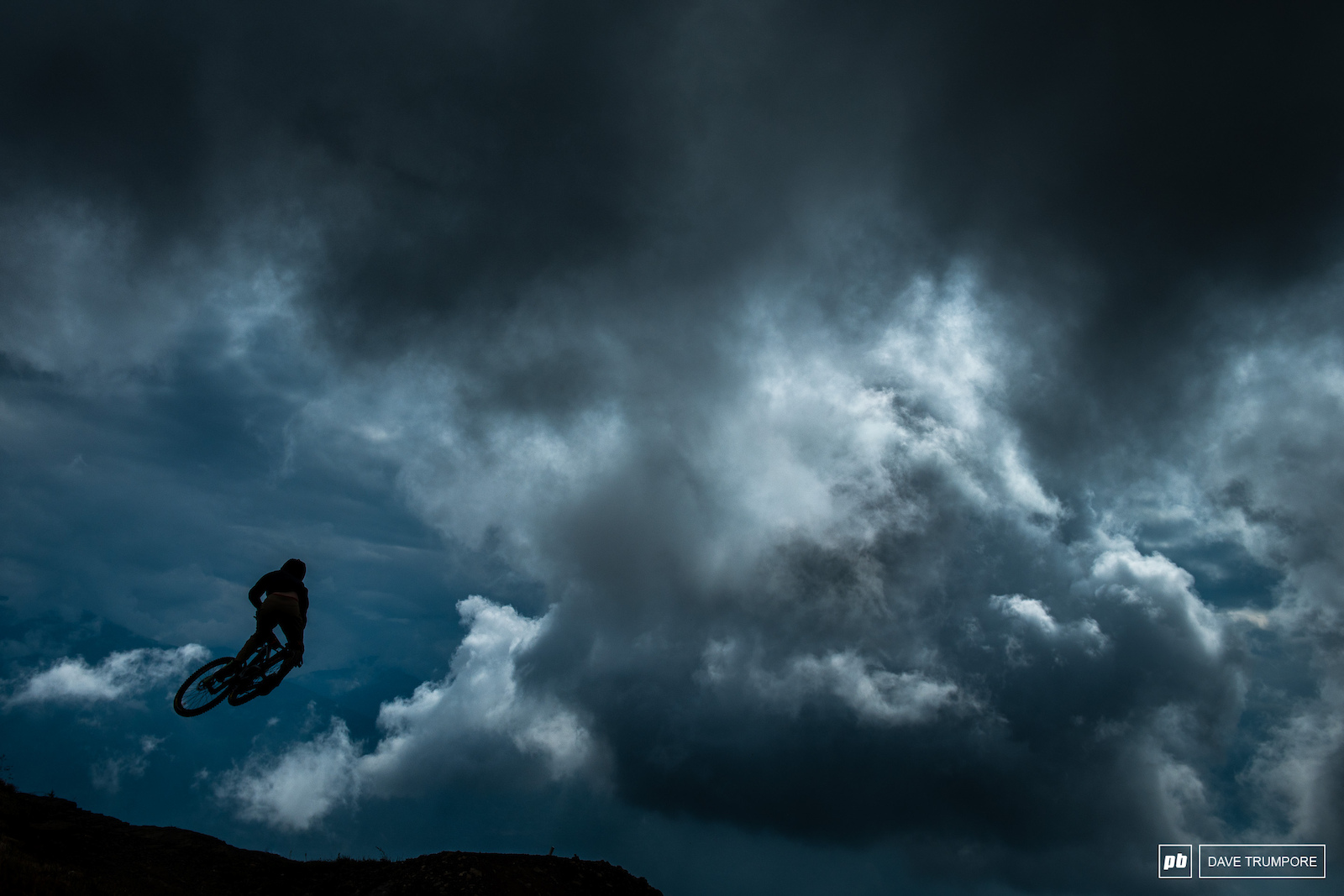 Stormy skies made for a dramatic backdrop on Stage 5