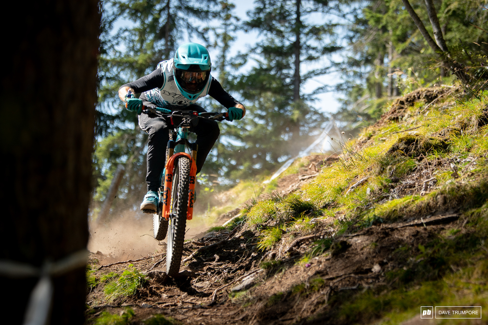 Shawn Neer on the dusty natural terrain of Stage 4