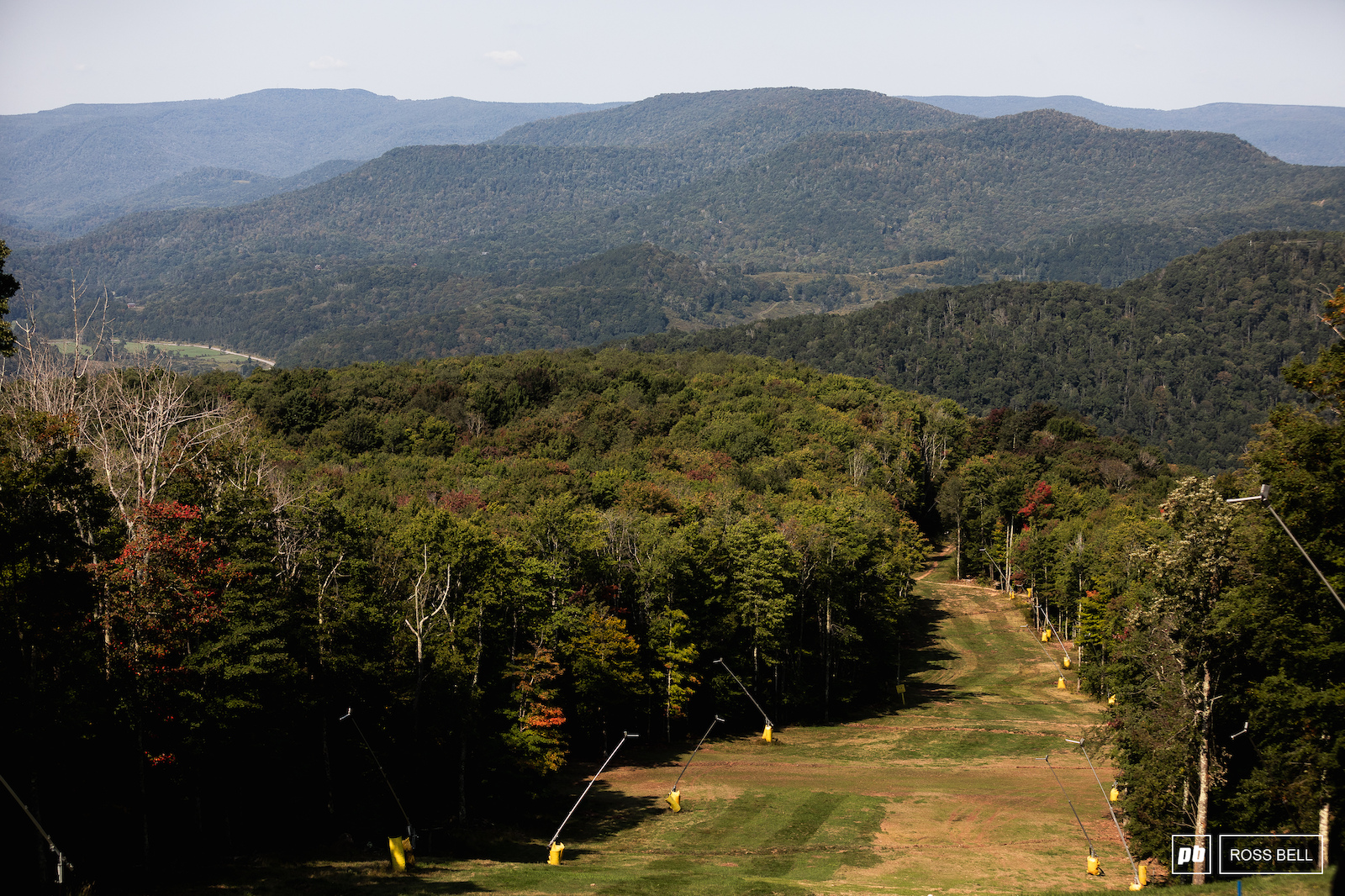 The rolling hills of West Virginia.
