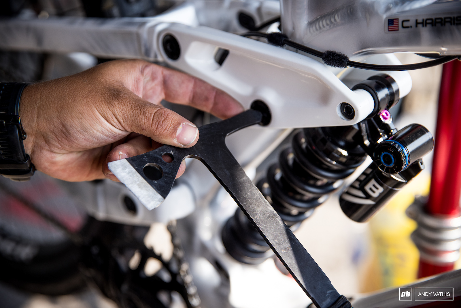 Linkage bolt checks are done a little different over at Trek.