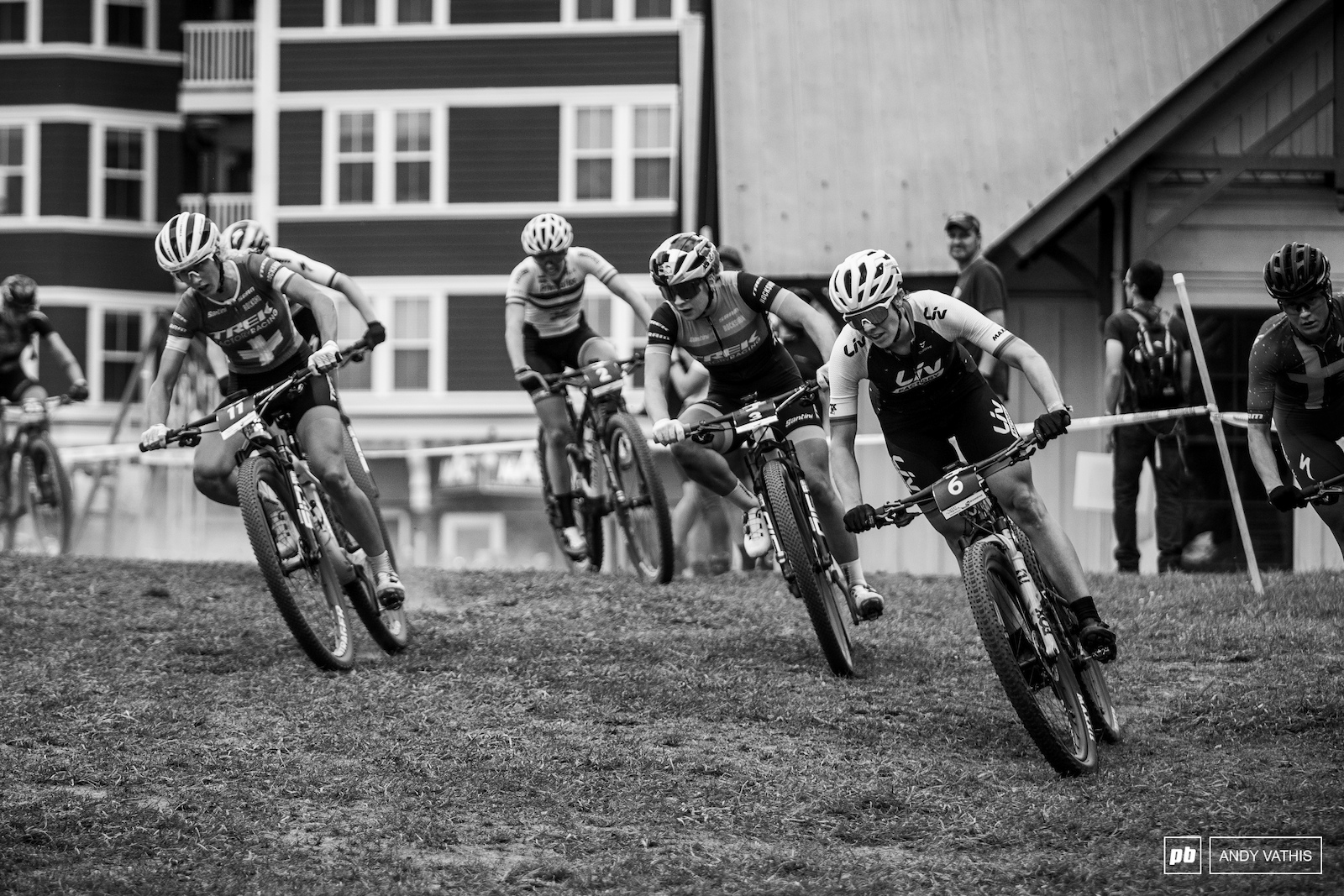 Linda Indergand fourth tonight just behind Rissveds. She kept in the mix with every passing lap.