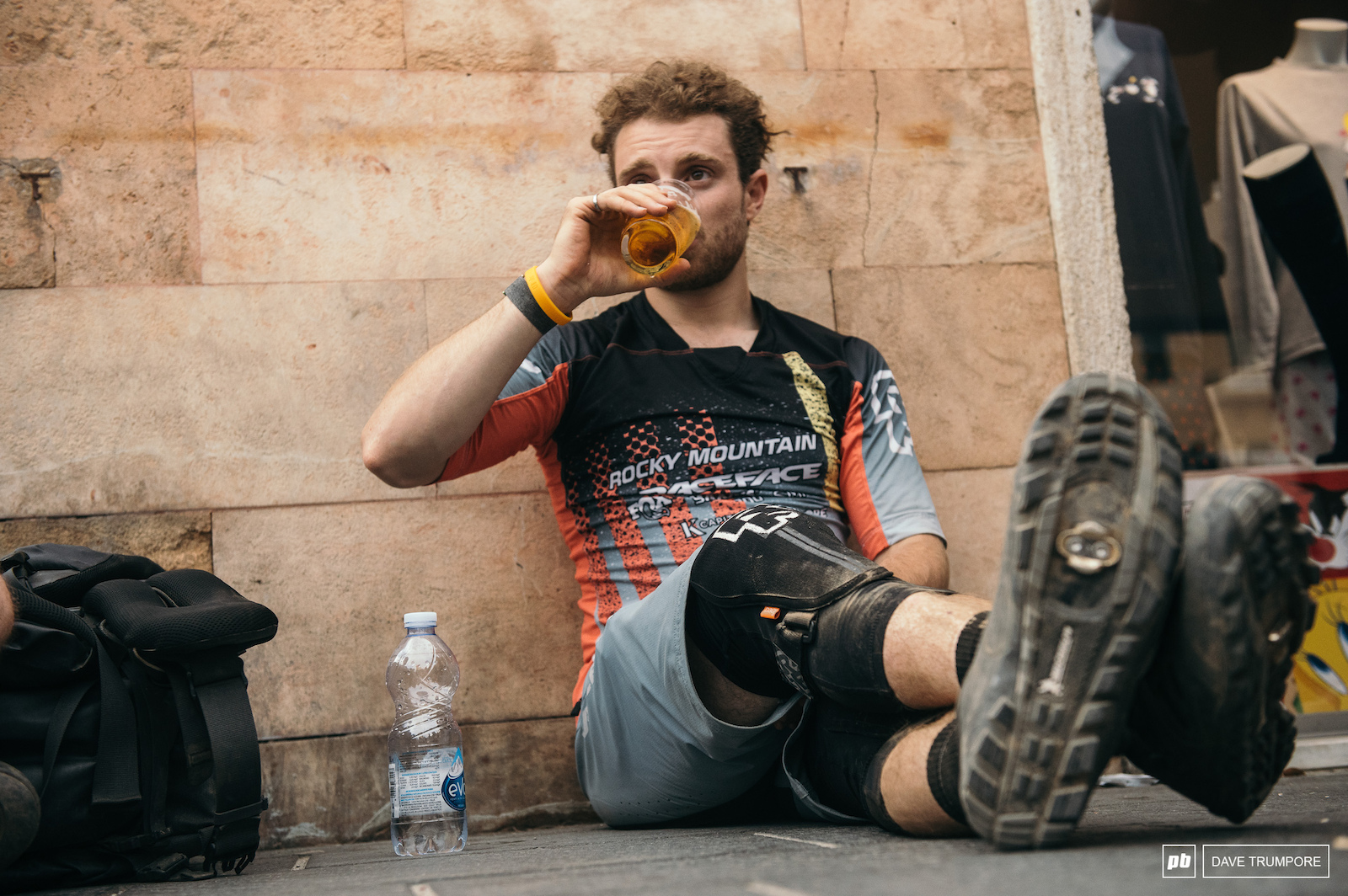A hard earned beer for Jesse Melamed