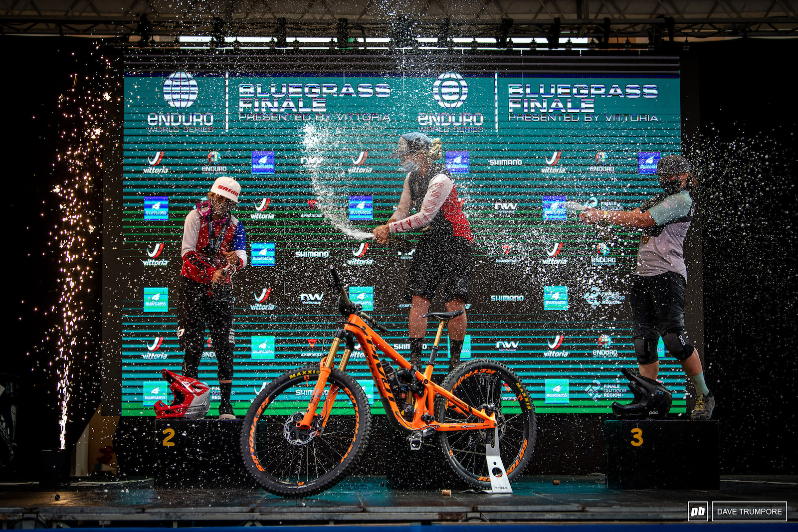 After a handful of podiums Morgane Charre took her first win of the year ahead of Isabeau Courdurier and Bex Baraona